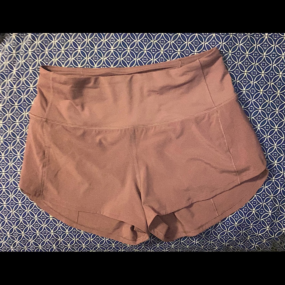 High Rise Purple Lululemon Speed up Shorts